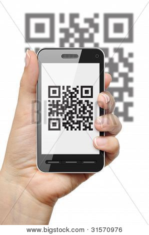 Codice QR sul cellulare