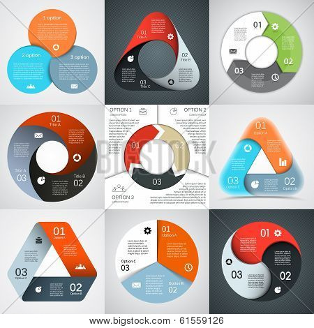 Modern vector info graphic for business project