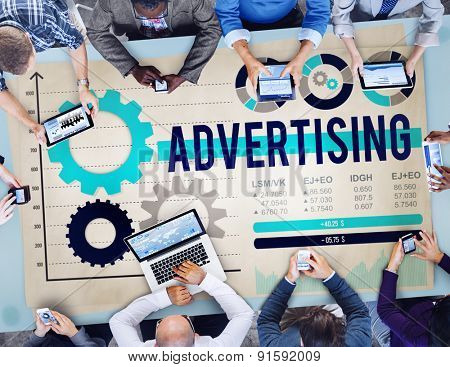 Advertise Advertising Advertisement Branding Concept