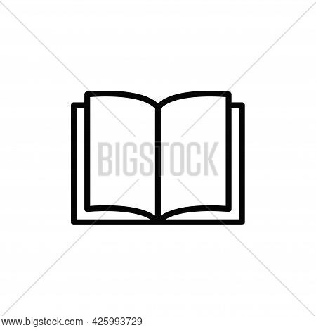 Book Icon Isolated On White Background. Book Icon In Trendy Design Style For Web Site And Mobile App