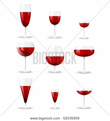 Wine glass set