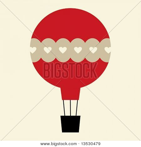 vector hot-air balloon