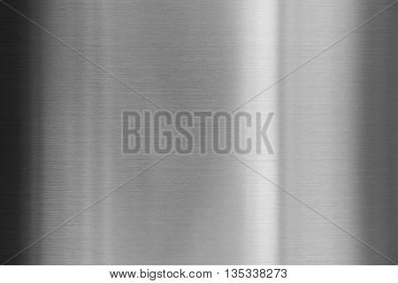 Shiny metal platethe shiny metal plate reflection with the shadow.The clean metal plate in black and white scene.The polishing metal plate shiny with the shadow.Shiny metal plate by brushing process.