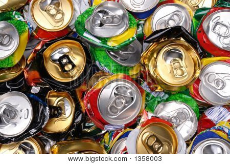 Pressed Beer Cans