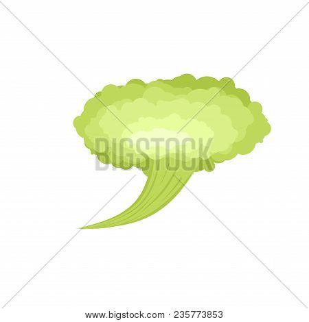 Fart. Green Cloud Stench. Bad Smell. Vector Illustration