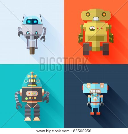 Set of Toy Robots