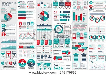 Infographic Elements Data Visualization Vector Design Template. Can Be Used For Steps, Options, Busi