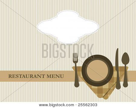  Restaurante menu projeto vector