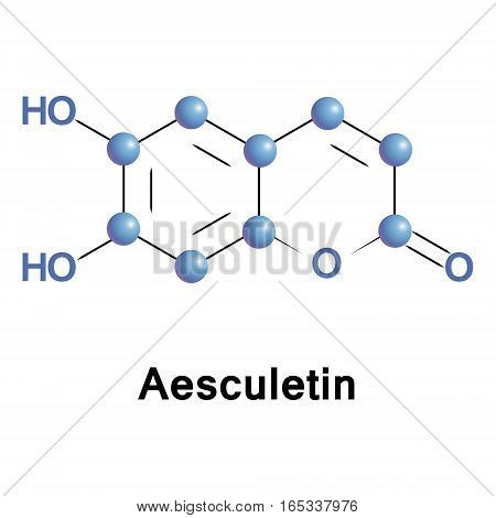 Aesculetin is a derivative of coumarin. It is a natural lactone that derives from the intramolecular cyclization of a cinnamic acid derivative.