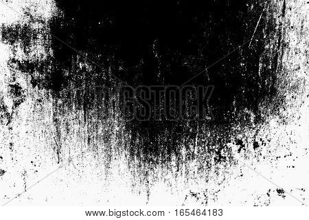 Black Grunge Texture. Place Over Any Object Create Black Dirty Grunge Effect. Distress Grunge Textur