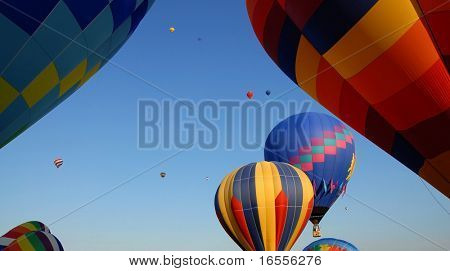 hot air balloons