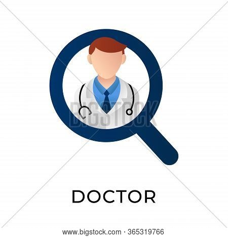 Doctor. Doctor icon. Doctors vector. Doctor icon vector. Doctor illustration. Doctor logo template. Doctor and patient icon design. Medical Doctor icon vector. Doctor vector icon flat design for web icons, logo, sign, symbol, app, UI.