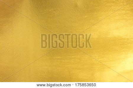 Shiny Yellow Leaf Gold Foil