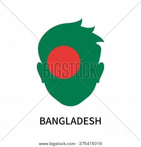 Bangladesh Icon Isolated On White Background. Bangladesh Icon Simple Sign. Bangladesh Icon Trendy An