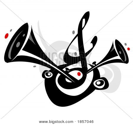 Musica divertente (Vector)