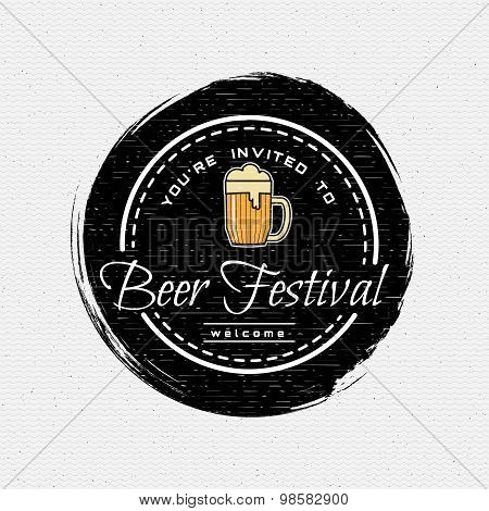 Beer festival badges logos and labels for any use