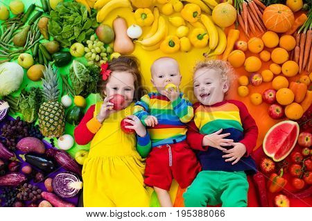 Healthy Fruit And Vegetable Nutrition For Kids