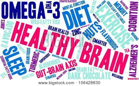 Healthy Brain Word Cloud