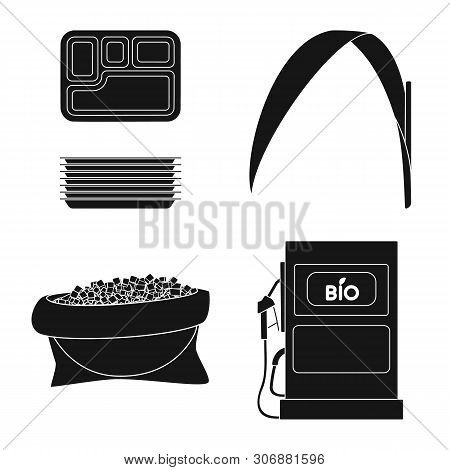 Isolated Object Of Sucrose And Technology Logo. Collection Of Sucrose And Cane Stock Vector Illustra