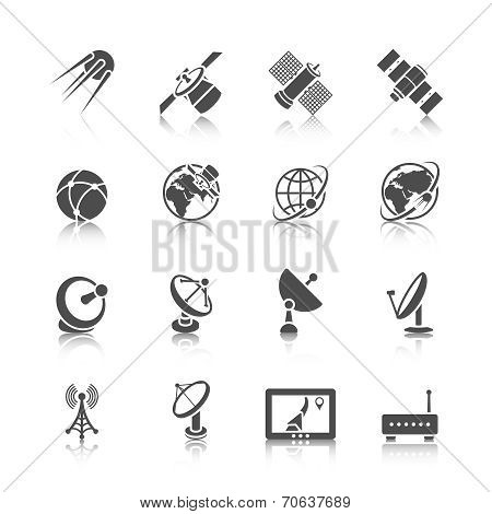 Satellite Icons Set