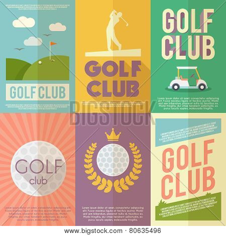 Golf Poster Set