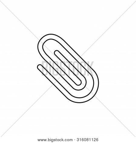 Paper Clip Attachment Icon - Paper Clip, Email Attachment, Attached File, Attach Paper Tool, Office 