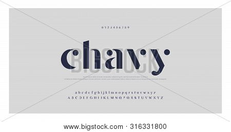 Elegant Alphabet Letters Font And Number. Classic Lettering Minimal Fashion Designs. Typography Font