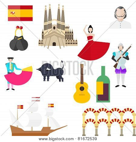 Spanish Symbols, Signs And Landmarks