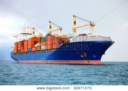 Cargo Container Ship