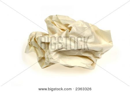 Crumpled Paper Ball