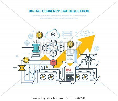 Digital Currency Law Regulation. Financial Operations With Crypto-currencies, Settlement Currency Bi