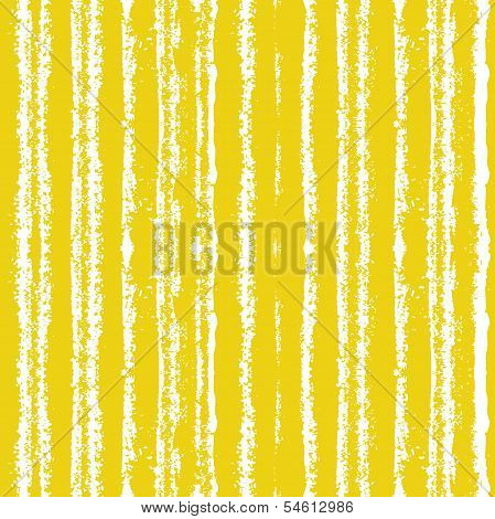 Striped pattern with brushed lines in yellow.