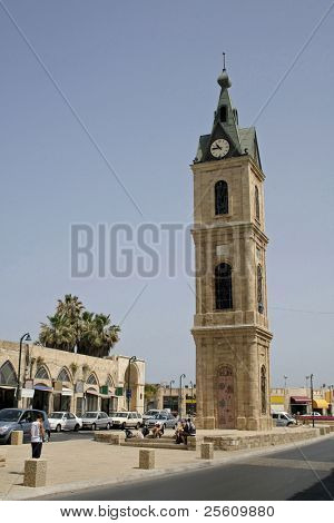 Clock tower in Jaffa, tel aviv,israel