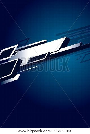 vector of abstract metallic background