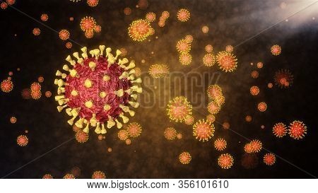 Coronavirus Covid-2019 Novel Coronavirus Concept Resposible For Asian Flu Outbreak And Coronaviruses