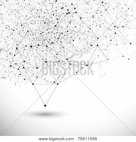 Vector Connection Structure Background