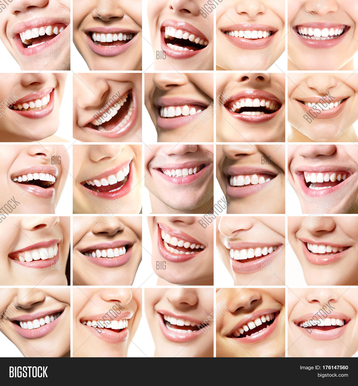 Beautiful Smiles Set. Image & Photo (Free Trial) | Bigstock