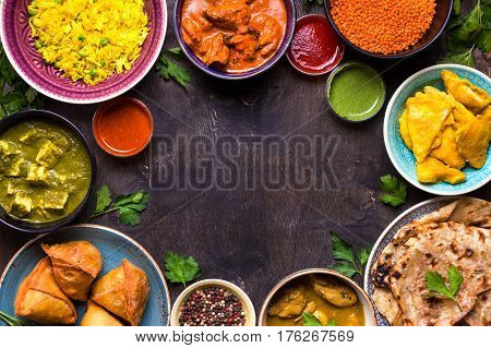 Assorted Indian Food