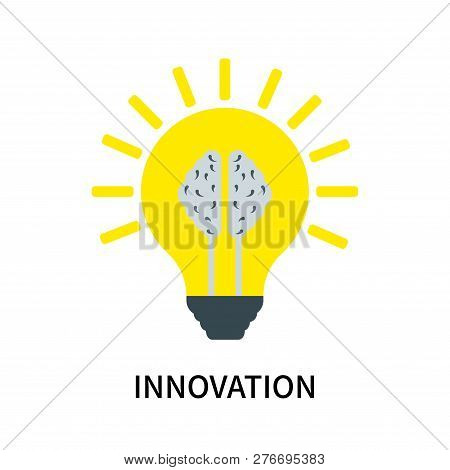 Innovation Icon Isolated On White Background. Innovation Icon Simple Sign. Innovation Icon Trendy An