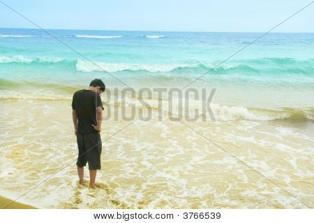 Alone At Beach