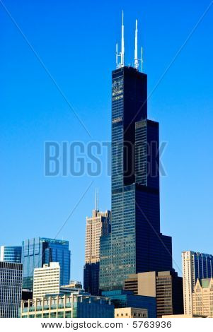 Sears Tower And Chicago