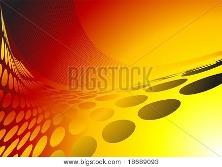 Editable abstract vector background with space for your text