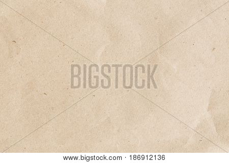 Abstract brown recycle crumpled paper for background,crease of brown paper textures for design