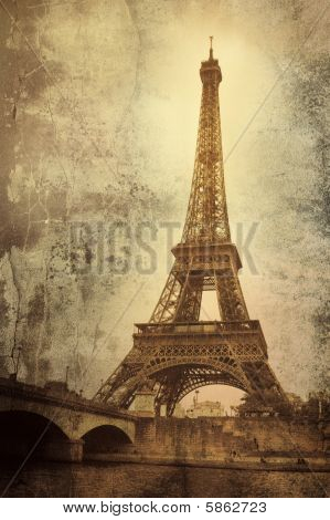 Vintage Eiffel Tower