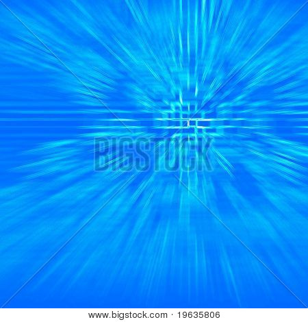 Blue abstract futuristic effect