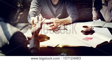 Business Architecture Interior Designer Meeting Concept