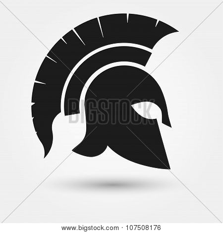 Spartan warrior Helmet