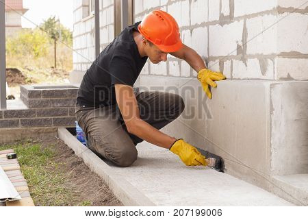 Bitumen Waterproofing Of The Foundation