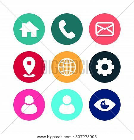 Icon Pack, Home Icon, Telephone Icon, Mail, Icon, Navigatiopn Icon, Location Pin Icon, Place Icon, W