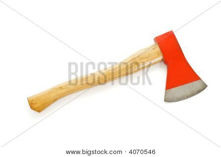 Axe With Wooden Handle